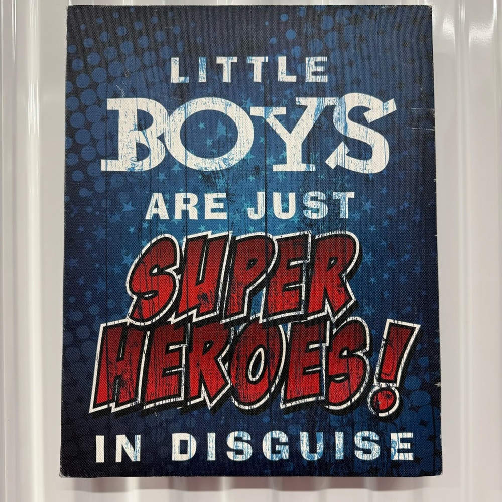 Superheroes Wall Art for Boys
